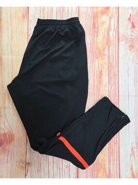 Nike Dri-Fit Mens Black Athletic Jogger Pants Large